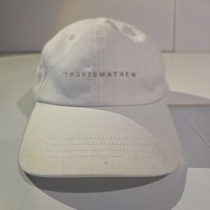 Travis Mathew Classic White Baseball Cap
